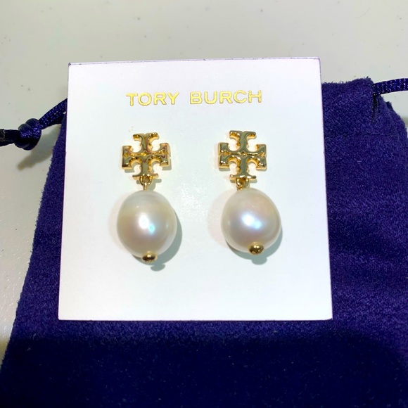 Tory Burch Pearl Drop Earring - Picture 1 of 4